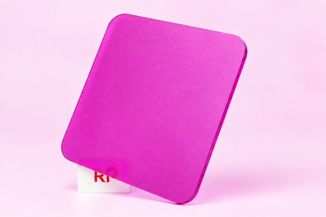 Acrylic Satinglas/Frosted Fuschia 51237