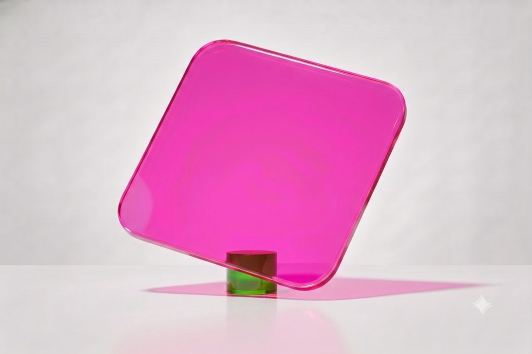Acrylic 9095 Red Fluorescent