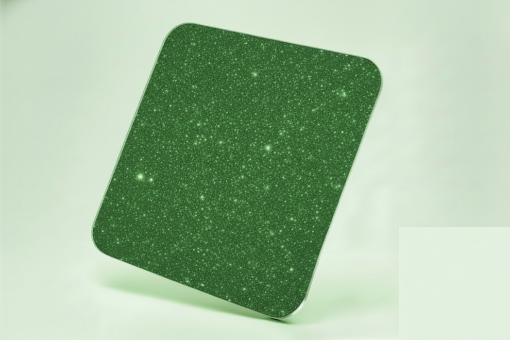 Acrylic Glitter Green