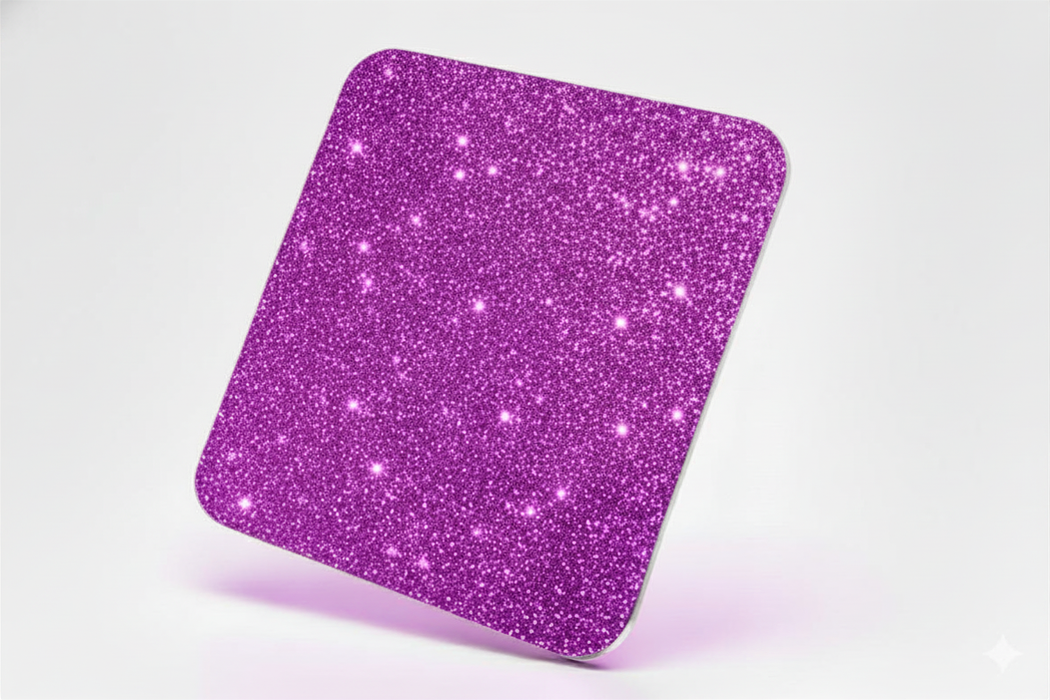 Acrylic Glitter Purple