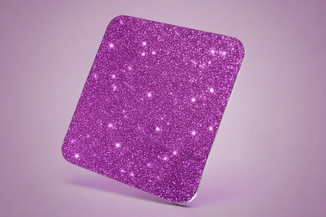 Acrylic Glitter Purple