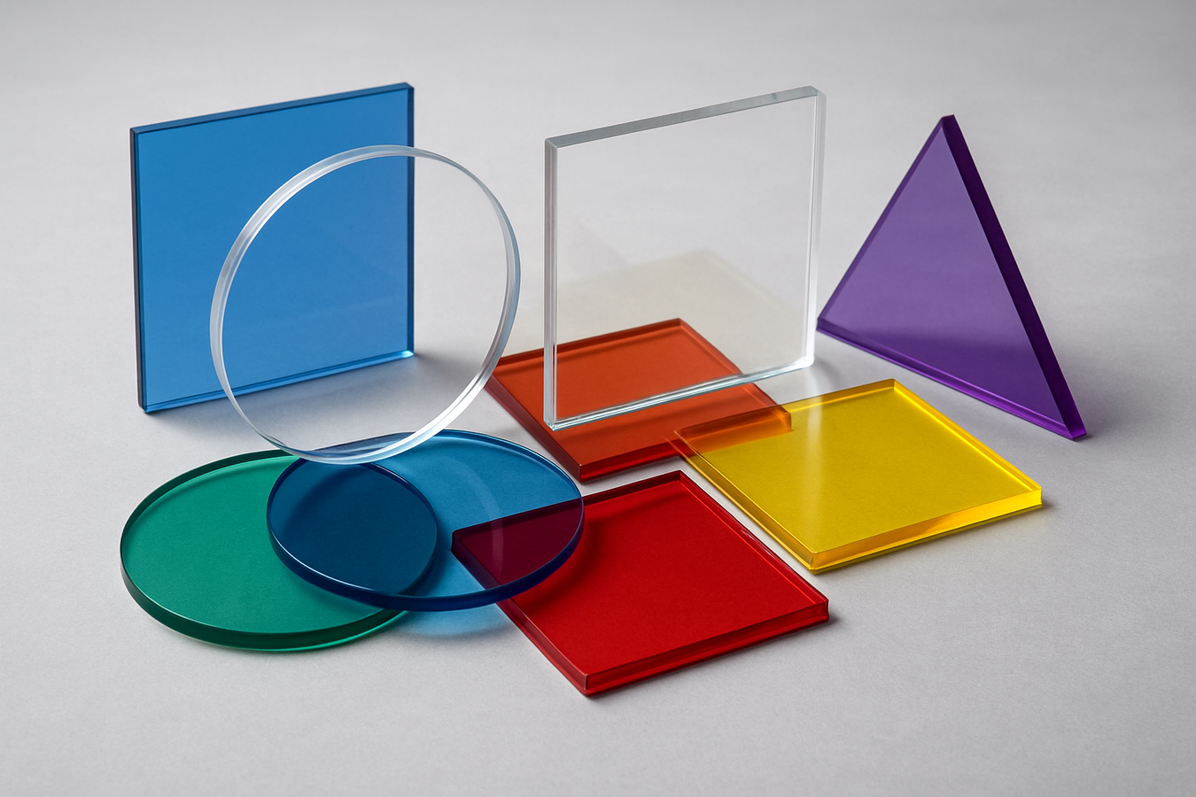 light gray background