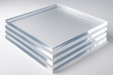 sheets of clear acrylic